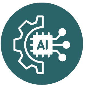 AI och digitala verktyg ikon